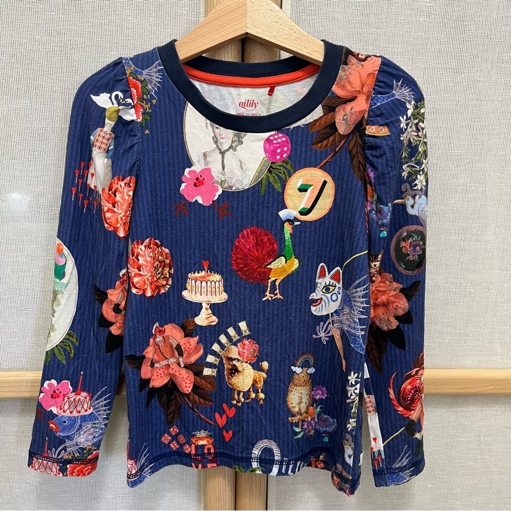 Oilily Girls Tuin T-shirt Size 5Y